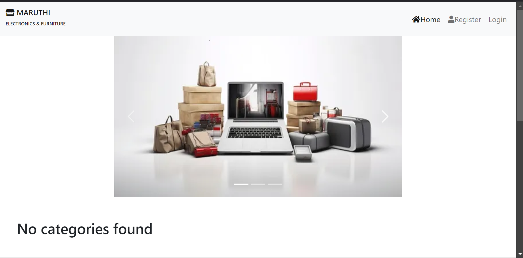 E-Commerce Website Screenshot