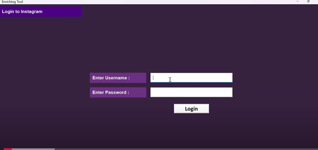 Outreaching Tool Screenshot